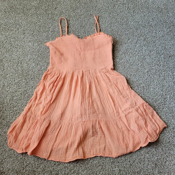 Anthropologie Flowy Coral Womens Blouse Top Size Medium - Picture 5 of 16